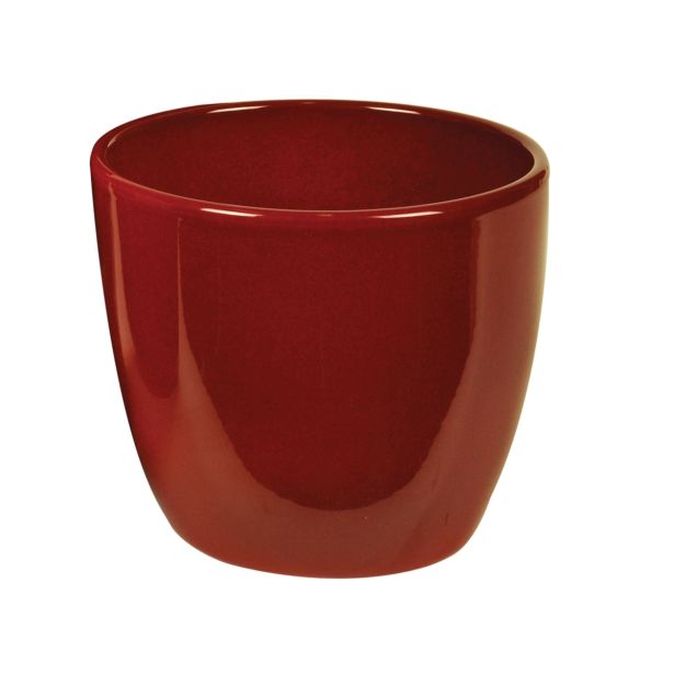 KERAMIČNI NOTRANJI LONEC HORTER 909 15 CM BORDO RDEČ