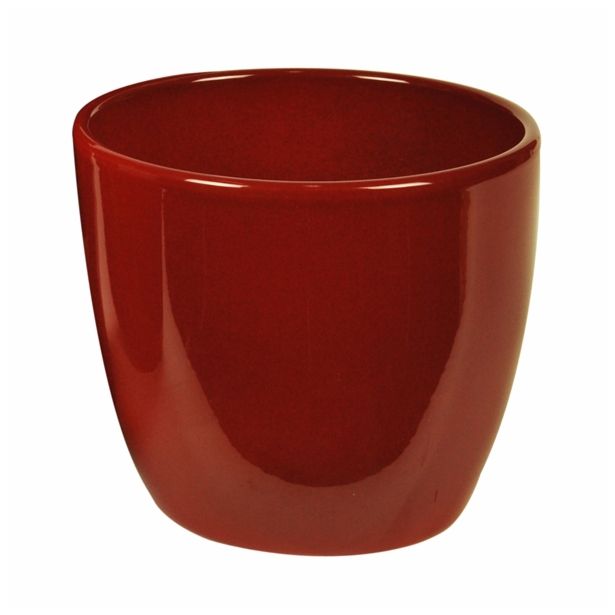 KERAMIČNI NOTRANJI LONEC HORTER 909 19 CM BORDO RDEČ