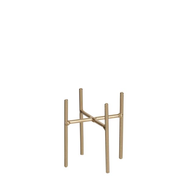 KERAMIČNI NOTRANJI LONEC MICA ASCOT STOJALO ZLATO V9.5XD8.5CM