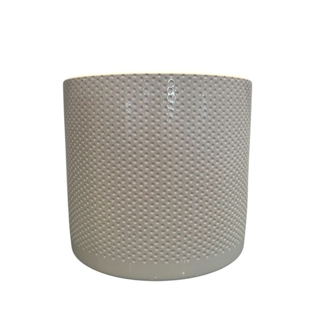 KERAMIČNI NOTRANJI LONEC POTTERY POTS EVI 195 WARM GREY GLOSS 195X175MM ZA L17