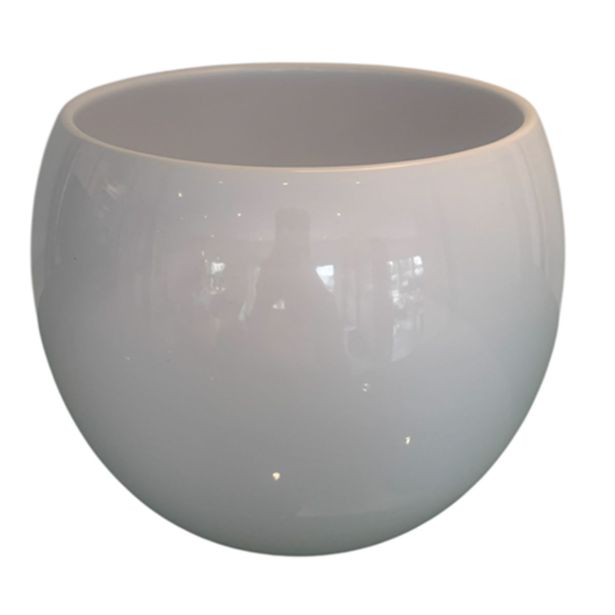 KERAMIČNI NOTRANJI LONEC POTTERY POTS LISA 170 BEL GLOSS 190X149 MM ZA L14-15