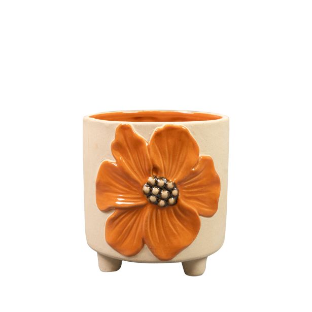 KERAMIČNI NOTRANJI LONEC TS AISHA ORANŽEN 15 CM V14