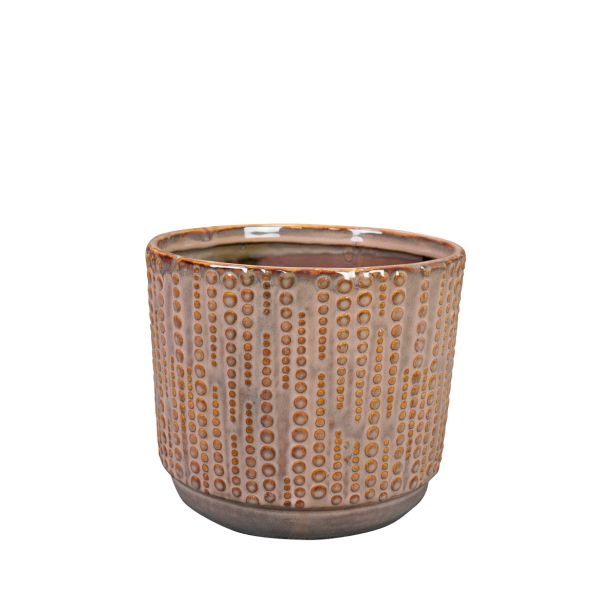 KERAMIČNI NOTRANJI LONEC TS CILLE TEMNO ROZA 14CM V13