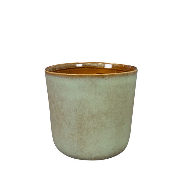 KERAMIČNI NOTRANJI LONEC TS HEDY ZELEN 13 CM V13