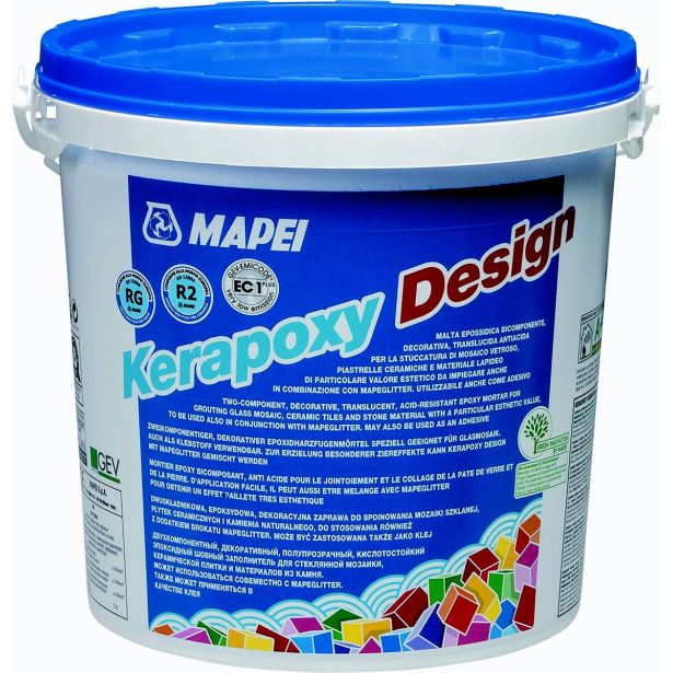 FUGIRNA MASA 2K MAPEI KERAPOXY DESIGN 113 3KG CEMENT SIVA