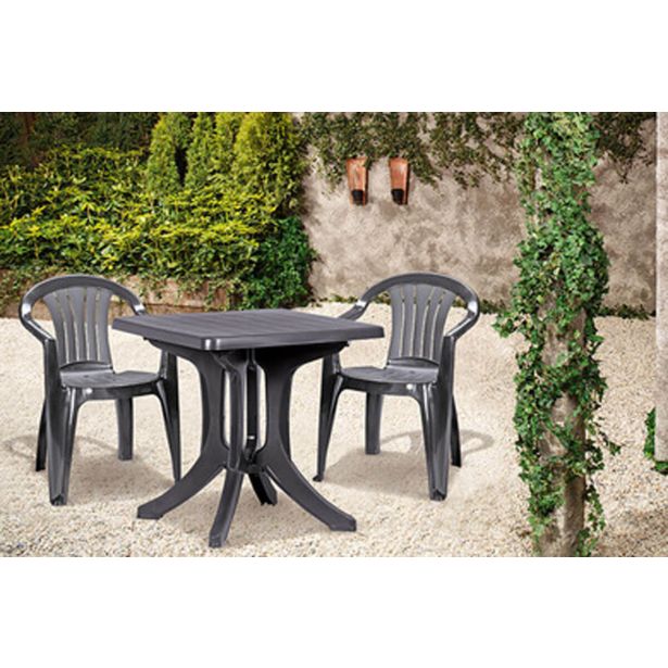 KETER MALLORCA VRTNI  STOL, GRAFITNA BARVA