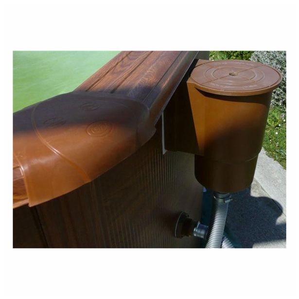 MONTAŽNI BAZEN PLANET POOL KIT 458W 460X132 CM IMITACIJA LESA