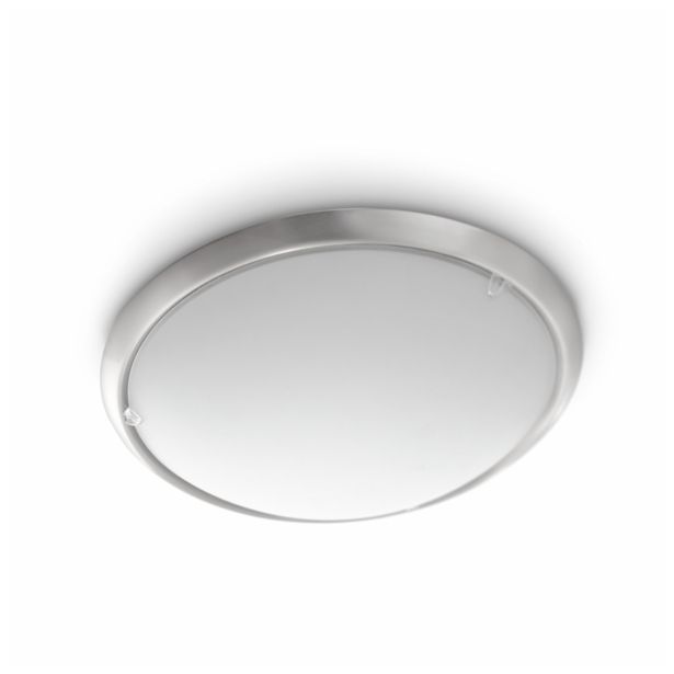 KLASIČNA PLAFONJERA PHILIPS CIRCLE 2X75W MAX. 30050/17/16 NIKELJ