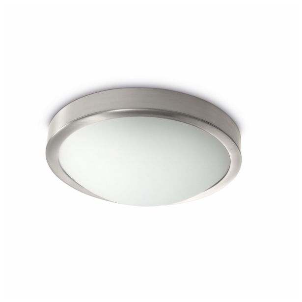 KLASIČNA PLAFONJERA PHILIPS RING 1X28W G9 30014/17/16 NIKELJ