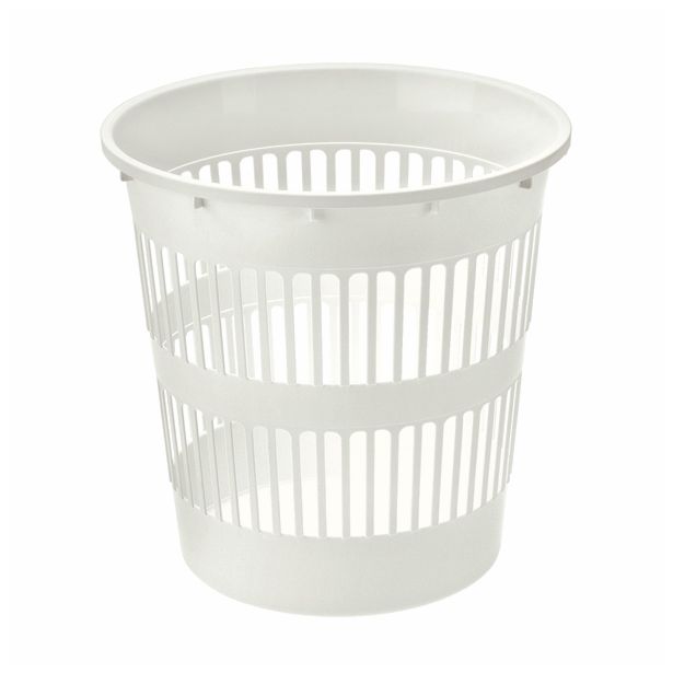 KOŠ ZA SMETI TONTARELLI KLASIČNI, V: 28 CM, 12 L OKROGEL, CREAM