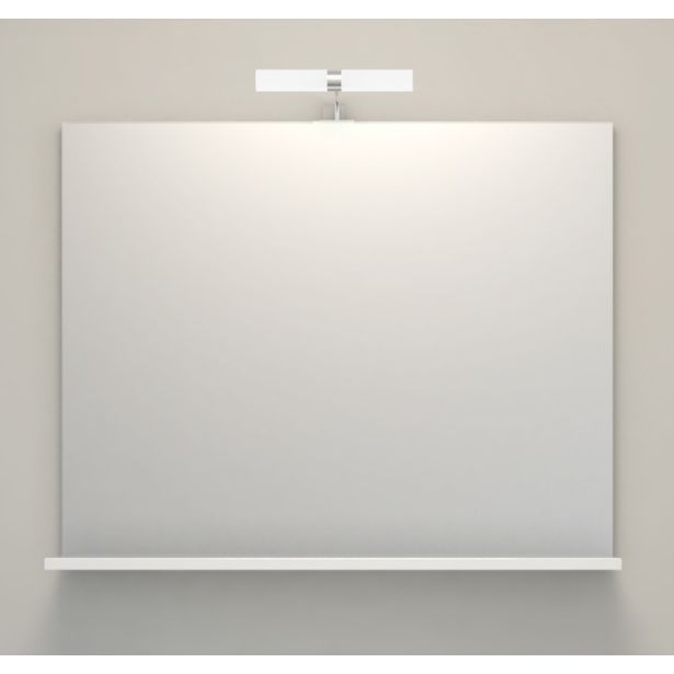 KLASIČNO OGLEDALO AQUAESTIL STELLA 100, S POLIČKO, LUČKO IN STIKALOM, 100 X 2 X 65