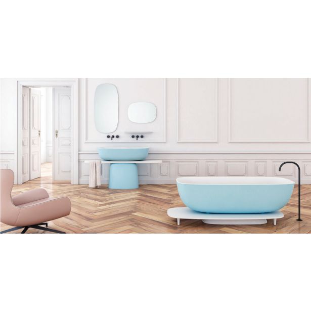 KLASIČNO OGLEDALO KOLPA SAN MILO MIRROR 70X51 WHITE PREMIUM