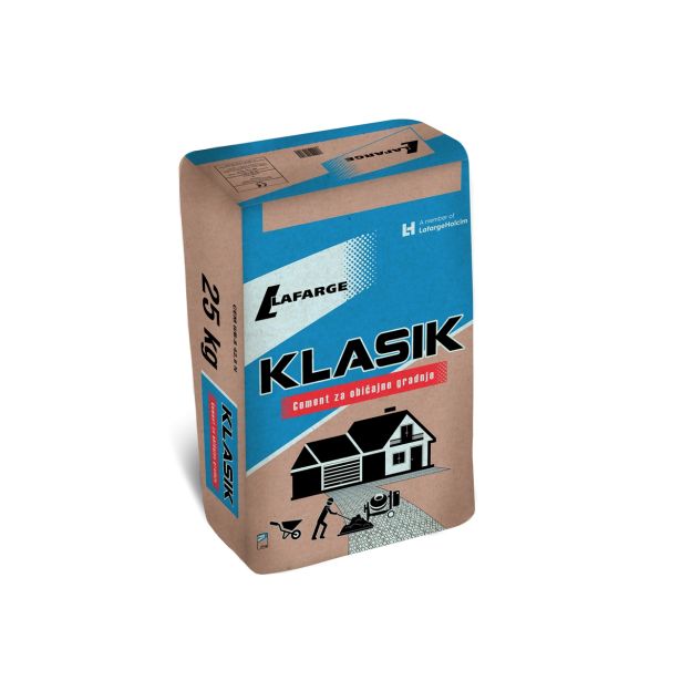 CEMENT LAFARGE KLASIK 25 KG 56 VREČ/PALETA