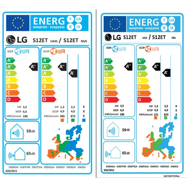 KLIMATSKA NAPRAVA LG S12ET.NSJ / S12ET.UA3