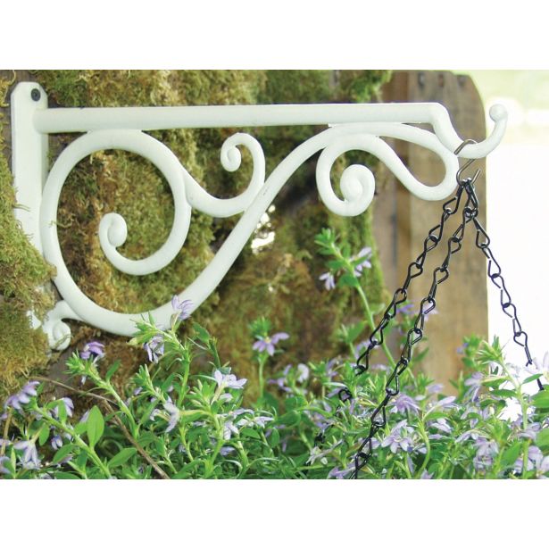 KLJUKA ZA OBEŠANKO BELA FRENCH COUNTRY 35 CM ALUMINIJ