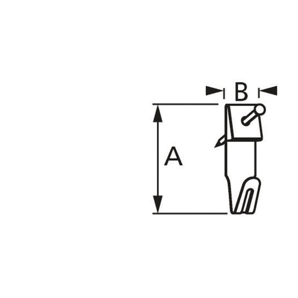 KLJUKICA ZA SLIKO 12X6 V ZAVITKU JE 17 KOS