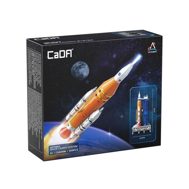 KOCKE CADA BRICKS NASA ARTEMIS SLS RAKETA