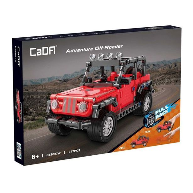 KOCKE CADA BRICKS OFF-ROADER RDEČ