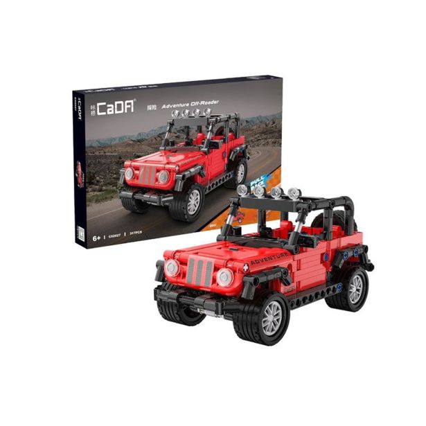 KOCKE CADA BRICKS OFF-ROADER RDEČ