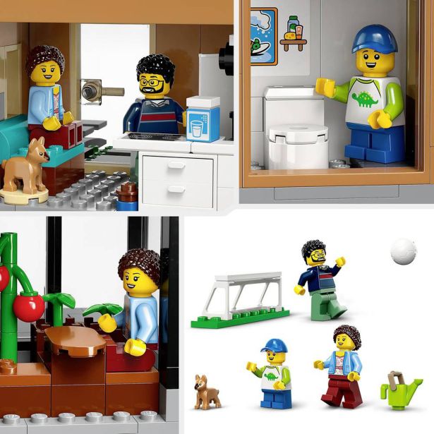 KOCKE LEGO CITY DRUŽINSKA HIŠA IN ELEKTRIČNI AVTO 60398