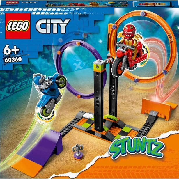 KOCKE LEGO CITY KASKADERSKI IZZIV Z VRTENJEM 60360