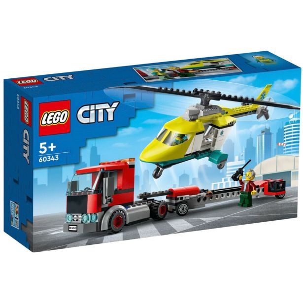 KOCKE LEGO CITY TRANSPORTER ZA REŠIL. HELIKOP. 60343