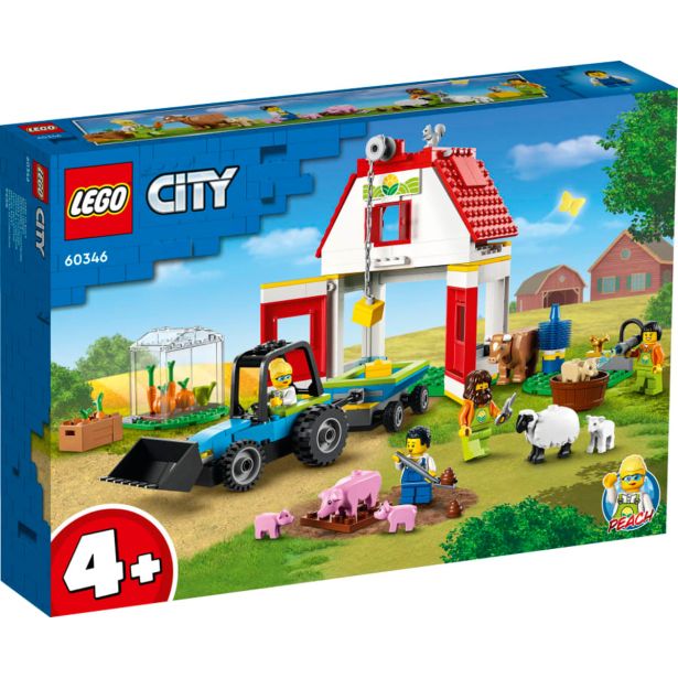 KOCKE LEGO CITY ŽIVALI V HLEVU IN NA KMET. 60346
