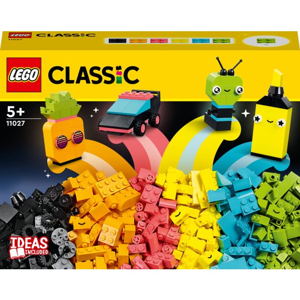 KOCKE LEGO 11027 CLASSIC USTVARJALNA NEONSKA ZABAVA