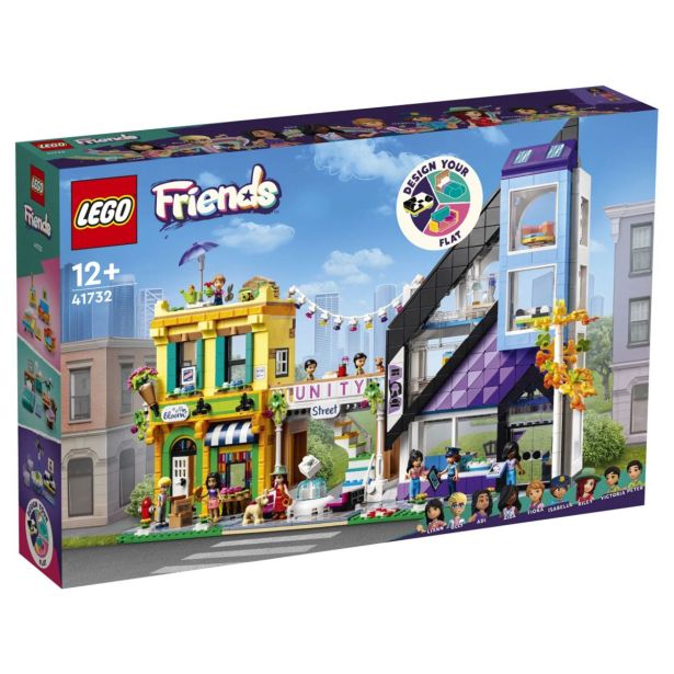 KOCKE LEGO CVETLIČARNA IN MODNA TRG V MESTNEM SREDIŠČU