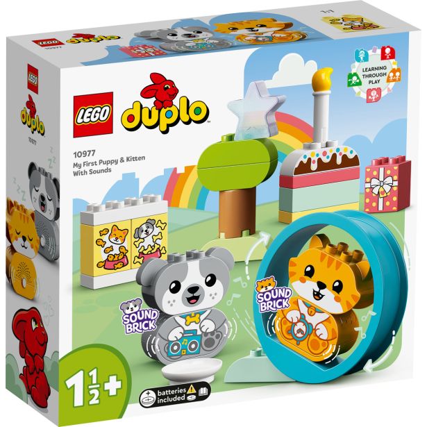 KOCKE LEGO DUPLO MOJ PRVI KUŽEK IN MUCKA Z ZVOKI 10977