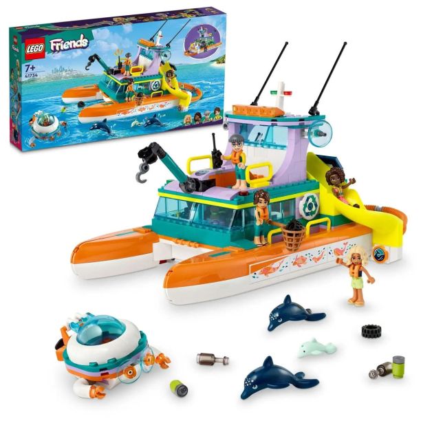 KOCKE LEGO FRIENDS POMORSKI REŠEVALNI ČOLN 41734