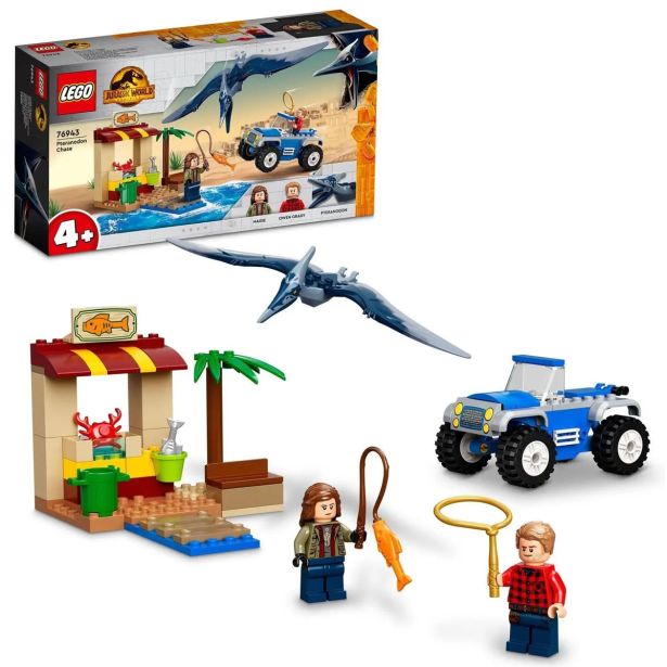 KOCKE LEGO JURASSIC WORLD LOV NA PTERANODONA 76943