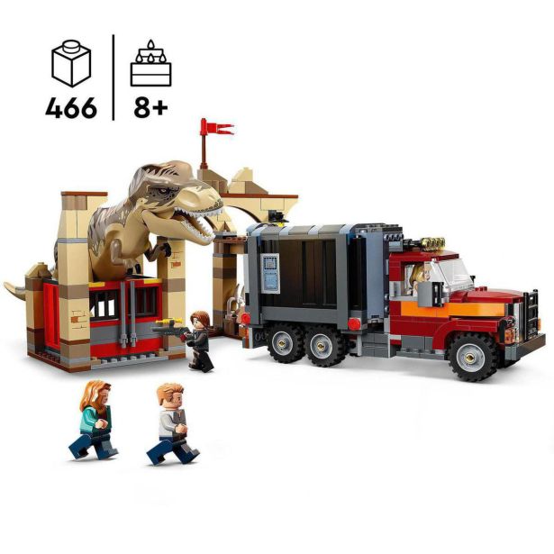 KOCKE LEGO JURASSIC WORLD POBEG TIRANOZAVRA 76948