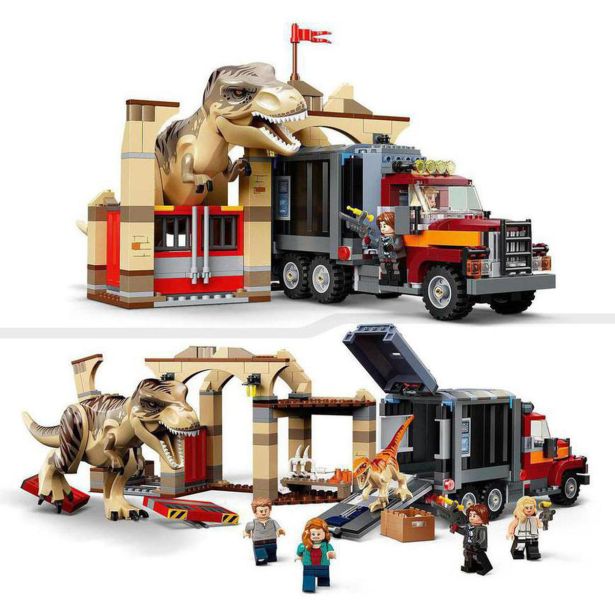 KOCKE LEGO JURASSIC WORLD POBEG TIRANOZAVRA 76948