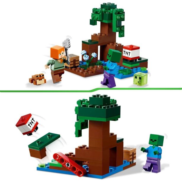 KOCKE LEGO MINECRAFT MOČVIRSKA PUSTOLOVŠČINA 21240