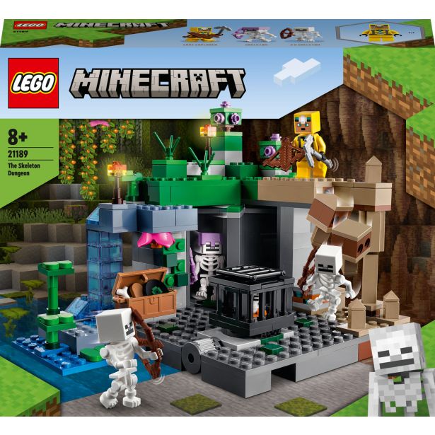 KOCKE LEGO 21189 MINECRAFT OKOSTNJAŠKA JEČA