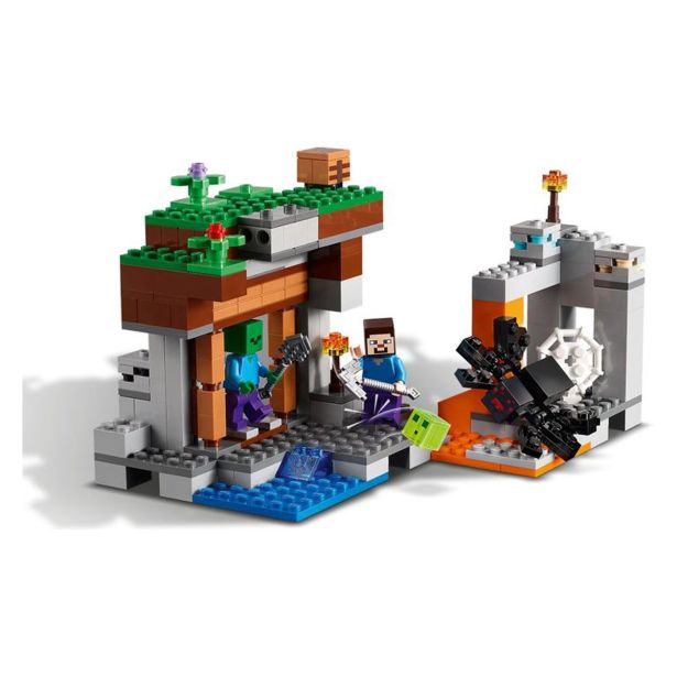 KOCKE LEGO MINECRAFT OPUŠČENI RUDNIK 21166