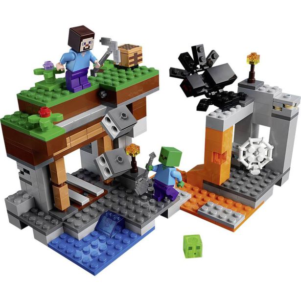 KOCKE LEGO MINECRAFT OPUŠČENI RUDNIK 21166