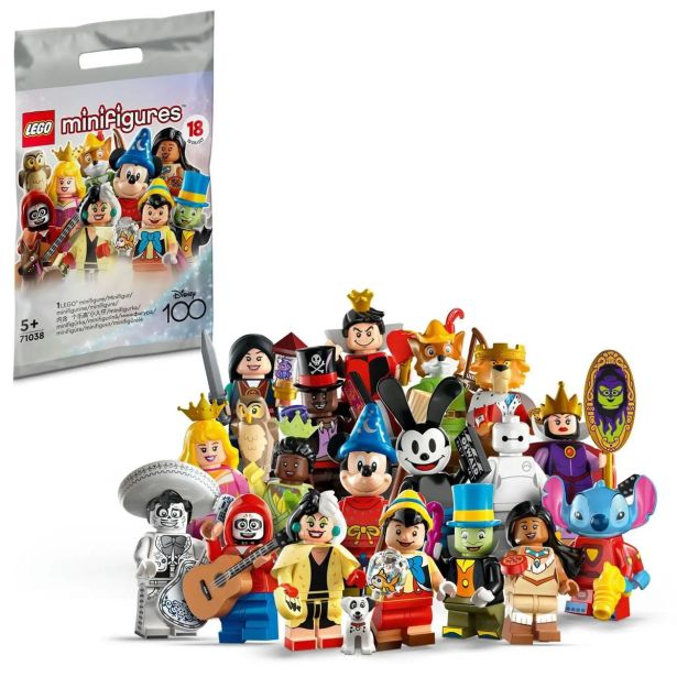 KOCKE LEGO MINIFIGURES DISNEY 100 71038