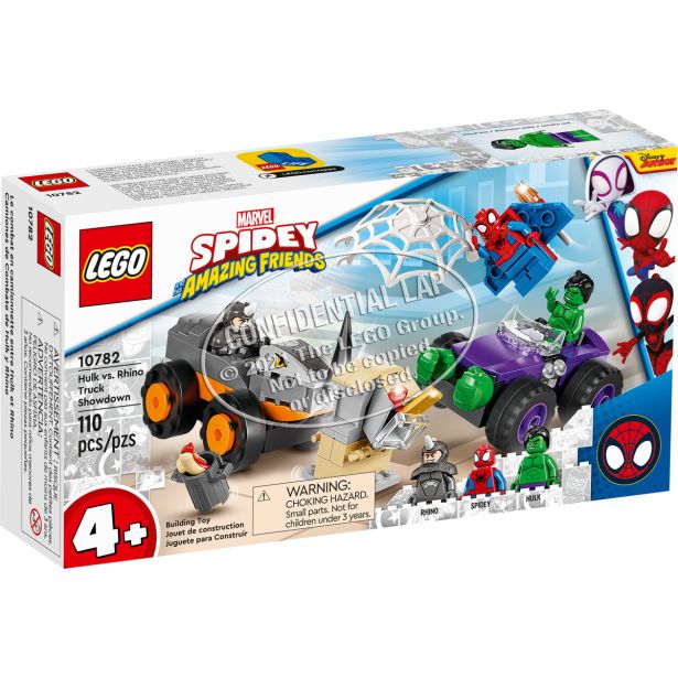 KOCKE LEGO SPIDEY SPOPAD HULKA IN RHINA 10782