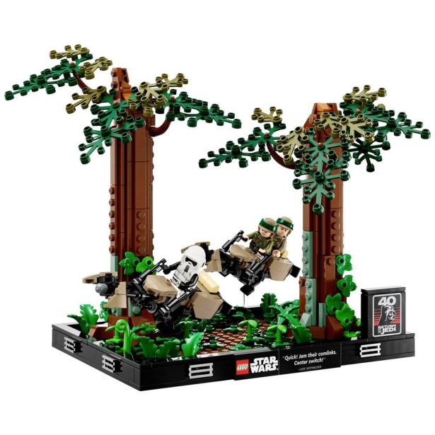 KOCKE LEGO STAR WARS DIORAMA LOV Z DIRKALNIKI 75353
