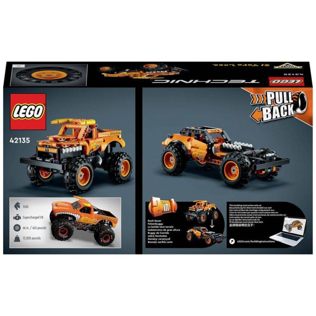 KOCKE LEGO TECHNIC MONSTER JAM EL TORO LOCO 42135