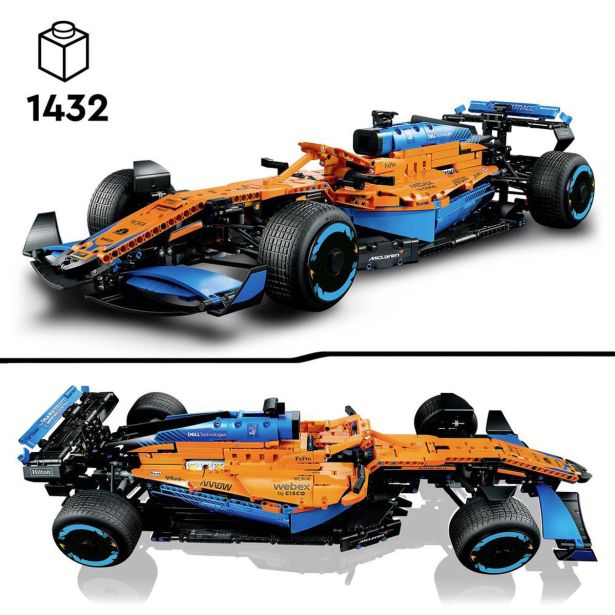 KOCKE LEGO TECHNIC XMCLAREN FORM 1 DIRKALNI AVTOMOBIL 42145
