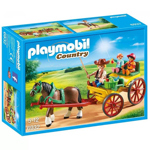 KOCKE PLAYMOBIL KOČIJA S KONJSKO VPREGO 6932