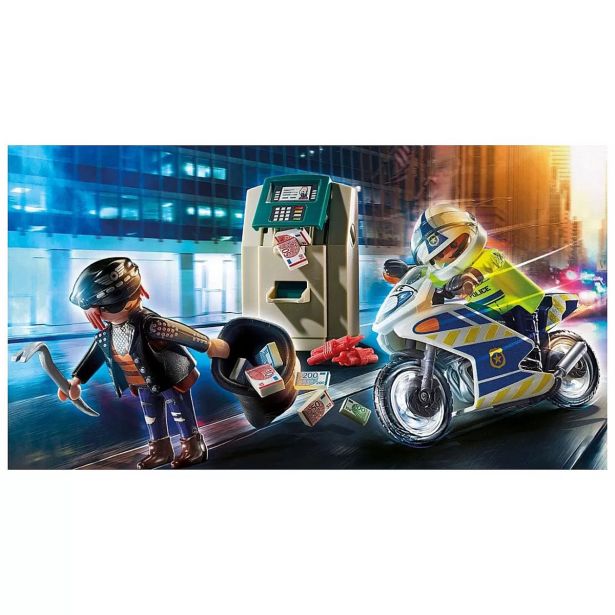 KOCKE PLAYMOBIL LOV NA BANČNA ROPARJA 70572