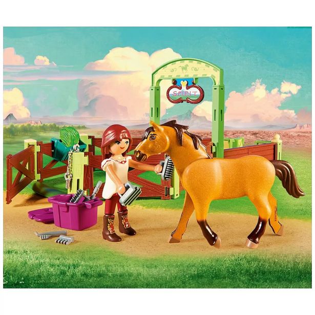 KOCKE PLAYMOBIL LUCKY IN SPIRIT S KONJSKO OGRADO 4978