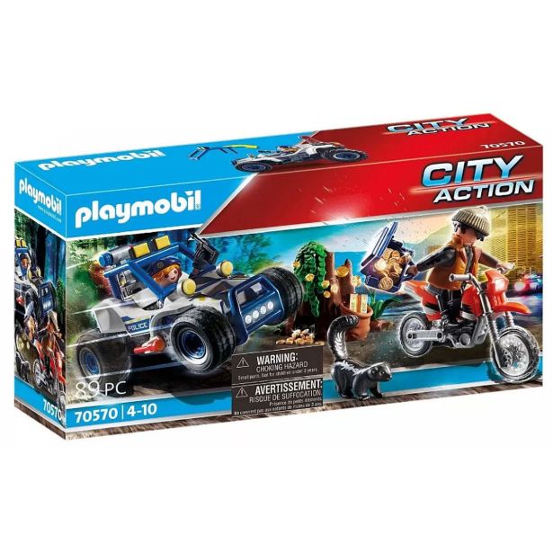 KOCKE PLAYMOBIL POLICIJS. TERENSKO VOZILO S TATOM NAKITA 70570