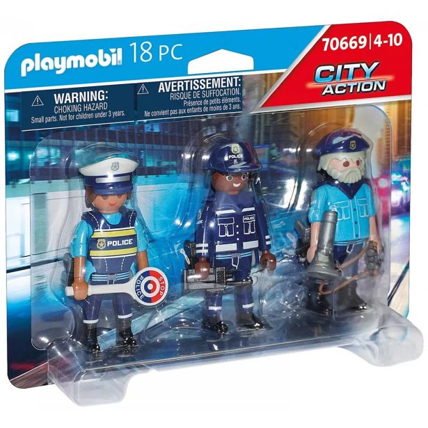 KOCKE PLAYMOBIL SET FIGURE POLICAJEV 70669