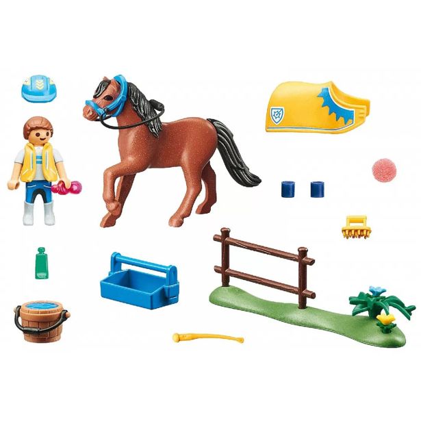 KOCKE PLAYMOBIL VALIŽANSKI PONI 70523