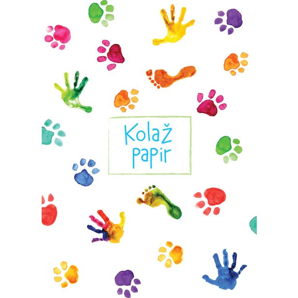 KOLAŽ PAPIR STREET A4/20L OBOJESTRANSKI